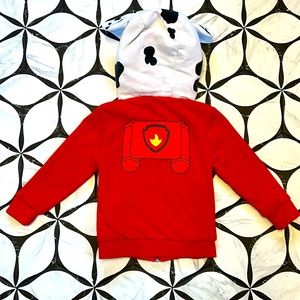 Paw Patrol transformable Marshall Hoodie. Size 4